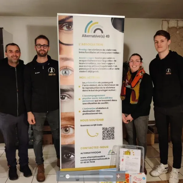Remise de dons à Alternative(s) 49 en mars 2024